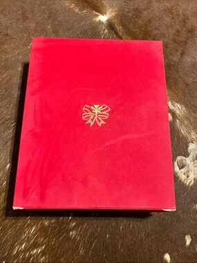 Set of 6 Preziosi Gold Rimmed Water/Wine Goblets in Original Box